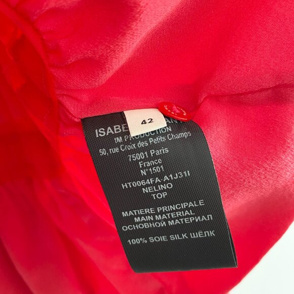 Isabel Marant "Nelino" Top in "Paradise Pink", size 42. Fits like a size 10 ish - Picture 6 of 12